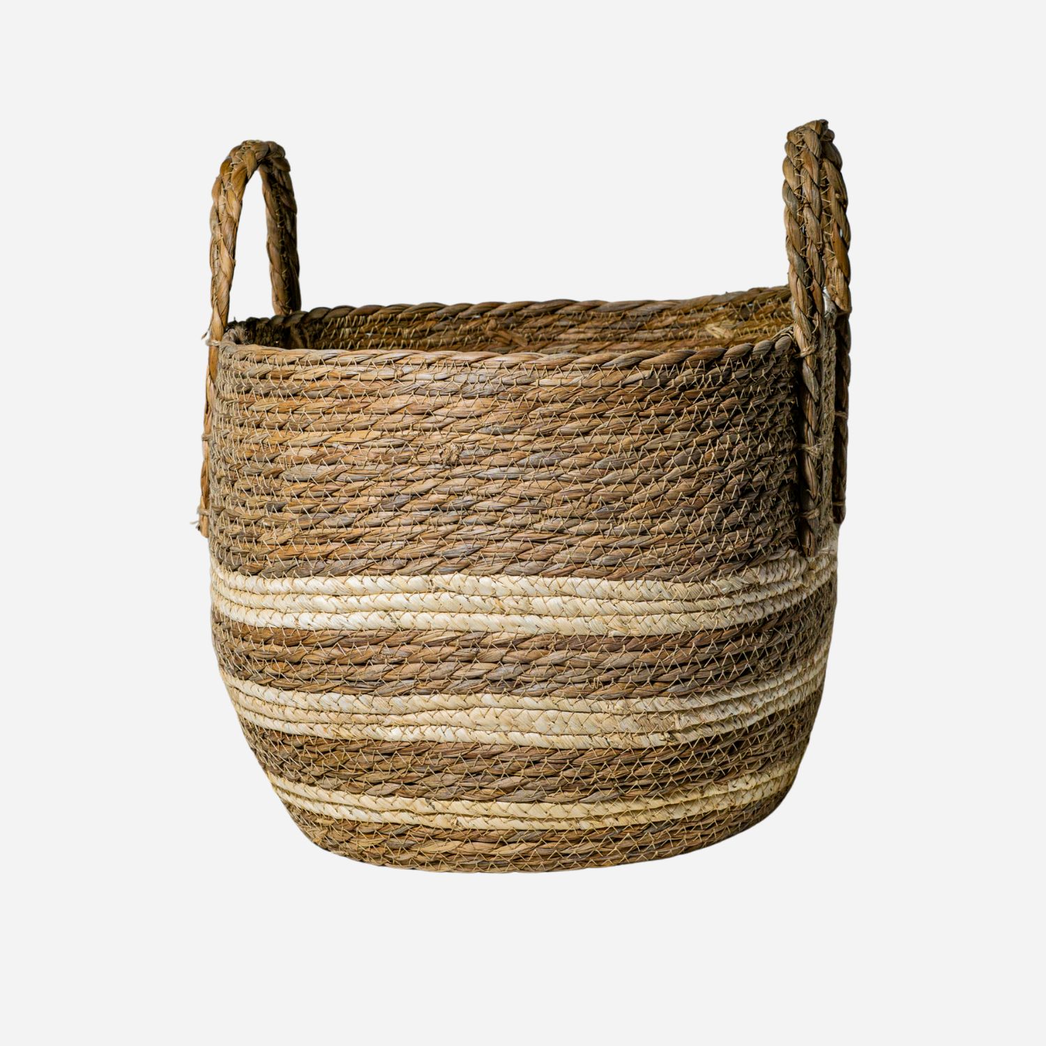 Jute Basket Cream Brown