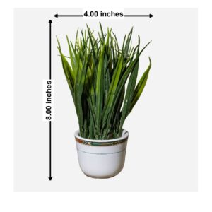 Artificial Spider Plant in Ceramic Pot
