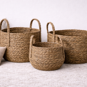 Brown Jute Basket