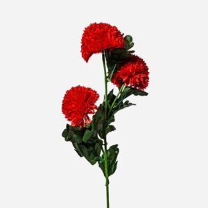 Artificial Marigold Stem (3 Flowers)