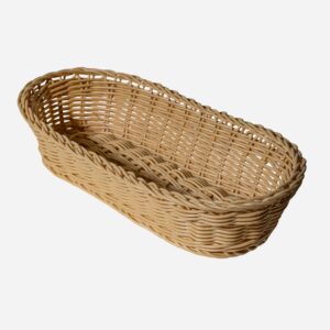 PLASTIC OVAL CREAM BASKET