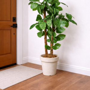 Artificial Double Leaf Plant